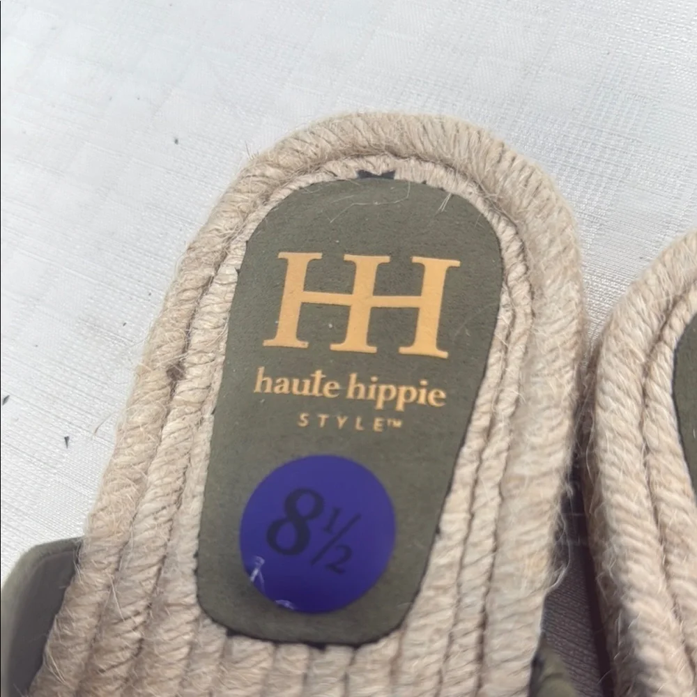 Haute Hippie nori Olive Green Women's Sandals